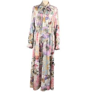 Shein Curve floral maxi dress